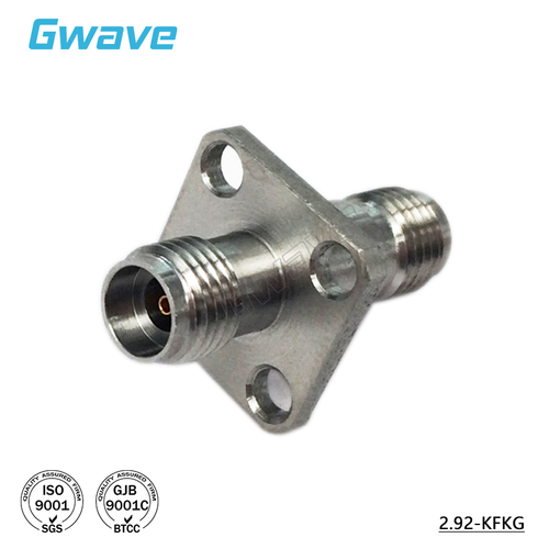 1pc 2.92mm Through Wall Adapter/2.92-KFKG/2.92-JFKG Precision Adapter DC-40GHz