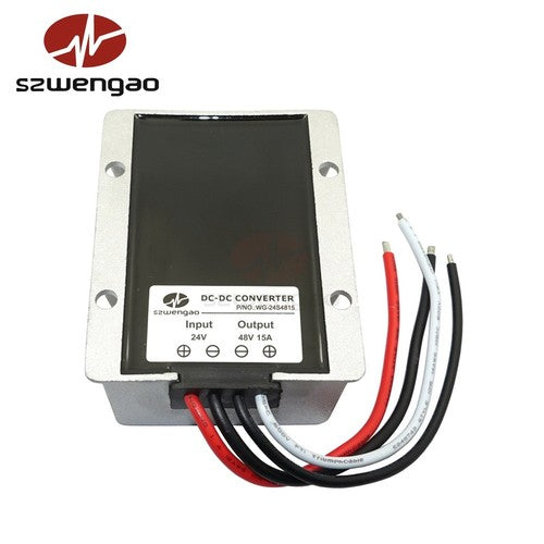 Waterproof car 24V to 48V 15A power supply regulator DC-DC 720W