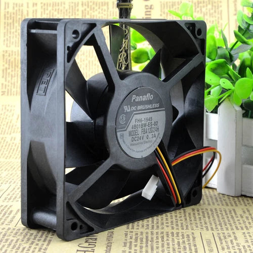 1PCS    cooling fan 3pin FBA12G24H 12CM 12038 24V 0.3A