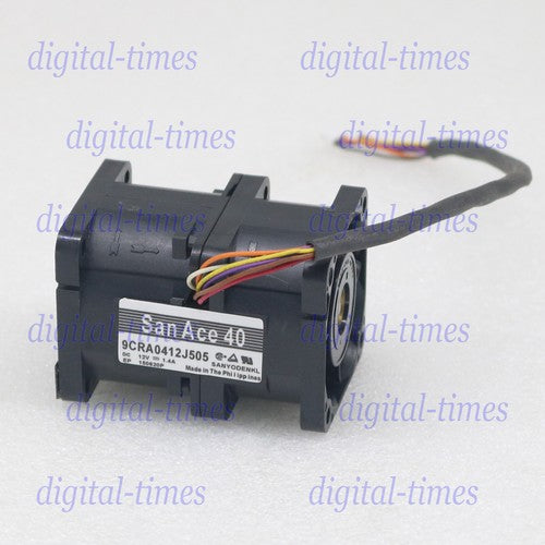 One For SANYO  9CRA0412J505 DC 12V 1.4A Cooling Fan Free Shipping