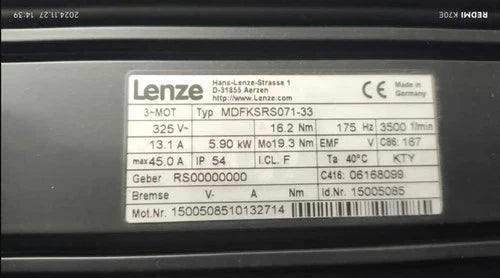 MDFKSRS071-33 Ipc  Sealed Lenze Motor MDFKSRS071-33