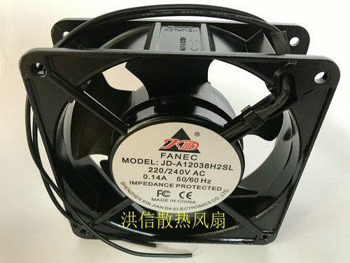1 PCS FANEC Fan JD-A12038H2SL AC 220V 0.14A 12038 12CM 2 Wire Cooling fan