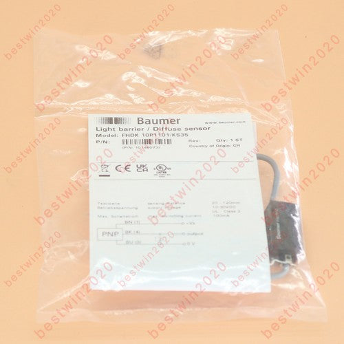 1PC  Baumer FHDK 10P1101/KS35 Photo Electric Sensor 10-30VDC FAST SHIP