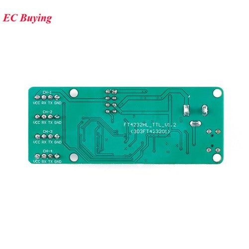FT4232-4TTL USB to TTL 4 Way Module UART DC 5V 3.3V 2.5V 1.8V XH2.54 12 Mbps