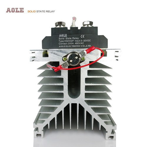 Three-phase module 200A industrial solid state relay kit H3200ZF