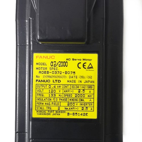 For FANUC A06B-0372-B075  servo motor Free Shipping