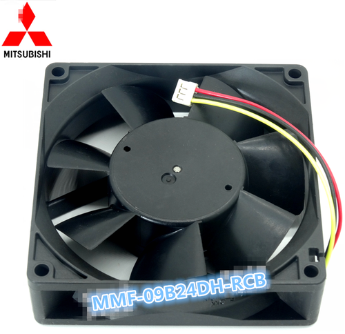 Mitsubishi Fan MMF-09B24DH-RCB with Detection Function 24VDC 0.12A 9025 3-wire