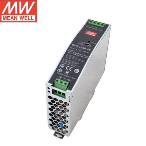 Mean Well Switching Power Supply DDR-120A/B/C/D 120W 12/24/48V DC to DC Rail Typ