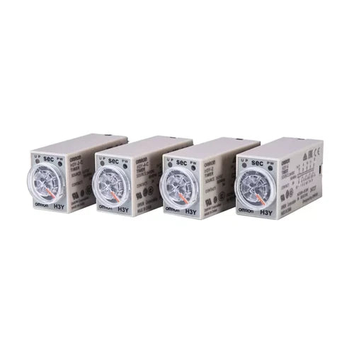 1PC   Timer Relay 12VDC 24VDC 110VAC 220VAC H3Y-4 H3Y4