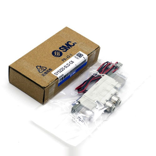 SMC SY7120-6LZD-02 5 Port Rubber Seal Solenoid Valve 12VDC
