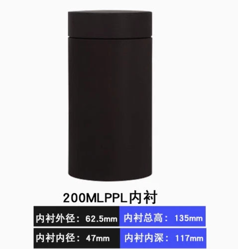 High-pressure elimination tank PPL lined with 200mlPPL OD 62.5*135/ID 47*117mm