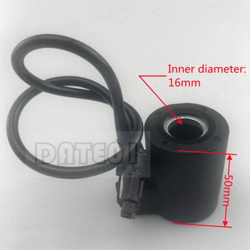 1X ID16mm  Solenoid Valve Coil Excavator Automobile Pressure Reducing Valve