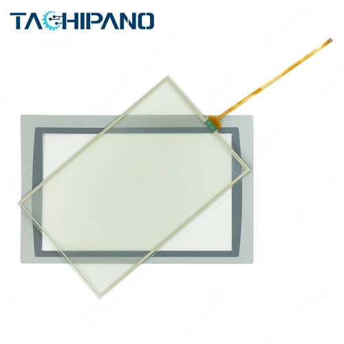 1SET  for 2711P-T12W22D9P Touch Screen 5pins GLASS PANEL with Protective Film