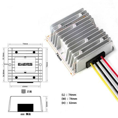 DC-DC 12V To 24V 70W 3A Power Step-Up Module 12V Up 24V Boost Converter