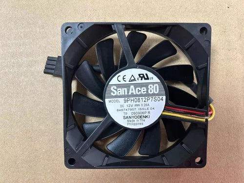 1PC  four-wire PWM temperature control ball fan  9PH0812P7S04 12V 0.26A 8015