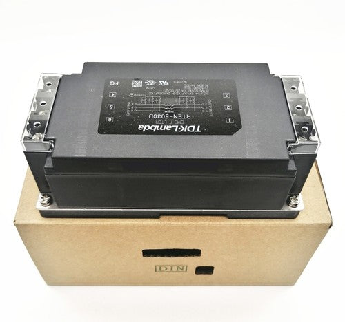 1PC  RTEN-5030D 30A TDK-Lambda Ultra-thin Three-phase Power Filter DIN RAIL