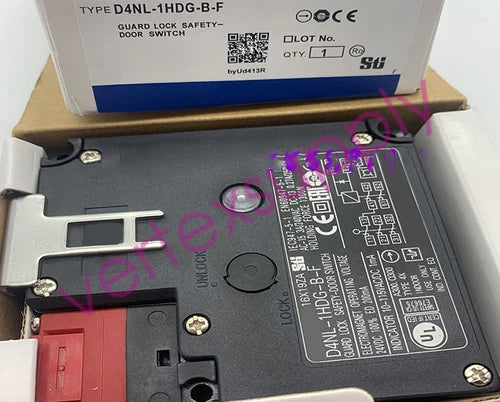 1PC  Electromagnetic Lock Safety Door Switch D4NL1HDGBF   D4NL-1HDG-B-F