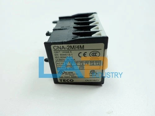 1PCS  FOR TECO CNA-422 Auxiliary contact CNA-2M/4M 2 open and 2 close 10A