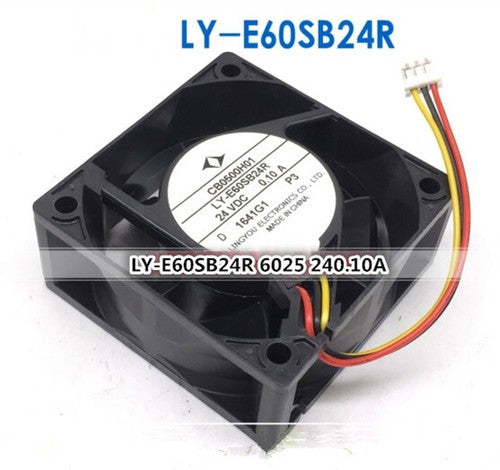LY-E60SB24R CB0500H01 6025 6CM 24V 0.10A 3-pin Mitsubishi inverter cooling fan