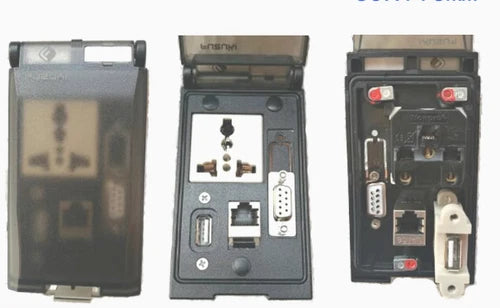 1pcs combined socket RJ45 communication box P-11110-808