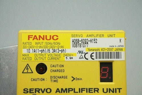 For Fanuc A06B-6093-H152  Servo Amplifier Free Shipping