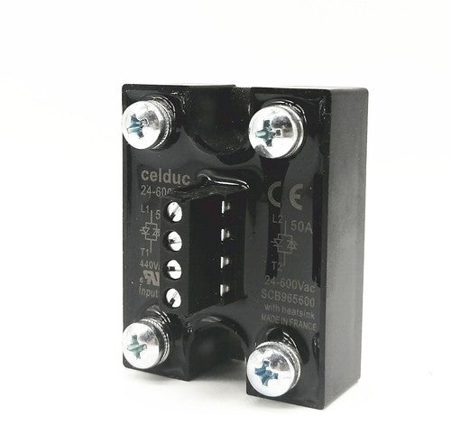 Celduc solid state relay SCB965600 50A 24-600VAC