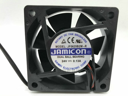 1 PCS JAMICON Fan JF0625B2M-R DC 24V 0.13A 6025 6CM 2 Pin