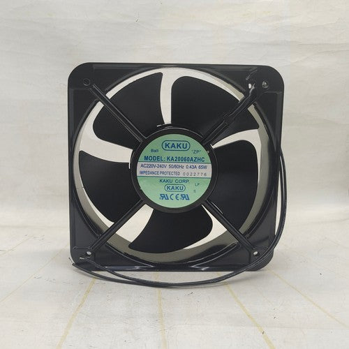 1 PCS KAKU Fan KA20060AZHC AC220/240V 0.43A 20060 20cm 2 wire Aluminum frame