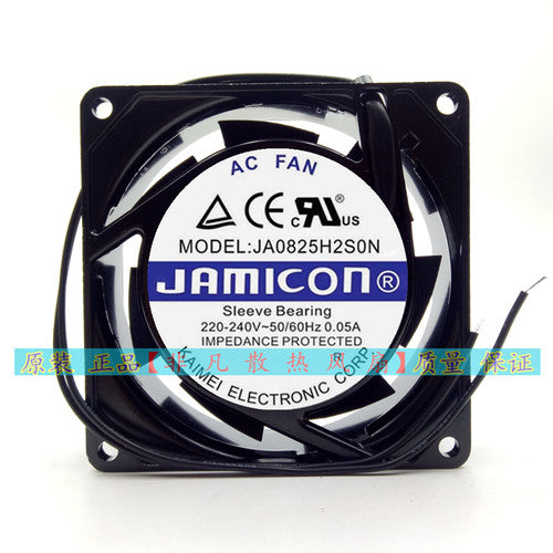 1 pcs JAMICON Fan JA0825H2S0N AC220-240V 0.05A 8025 8cm 2 wire Cooling fan