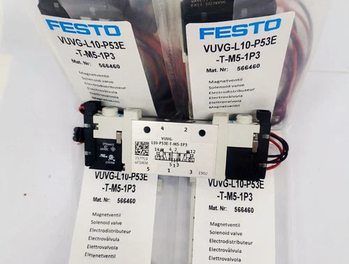 1pcs for  Solenoid valve VUVG-L10-P53E-T-M5-1P3 566460
