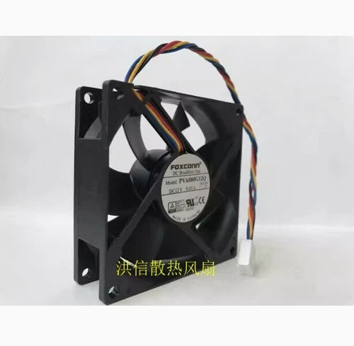1PC  PWM fan 8025 PVA080G12Q 12V0.65A 4-pin