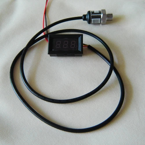 1PC pneumatic shock digital pressure gauge Small panel mounting Pressure gauge