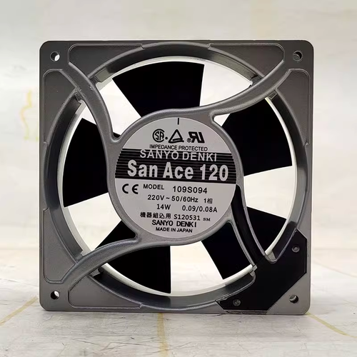 1 pcs Sanyo Fan 109S094 AC220V 9225 9CM aluminum frame Cooling fan