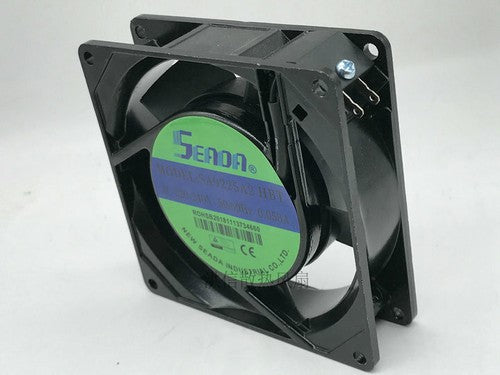 1 PCS SEADA Fan SA9225A2 HBT AC 220V 0.058A 9225 9CM 2 wire Aluminum frame