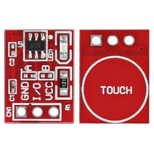 50pcs Touch Button Modular Self-Locking Micro Capacitive Single  Ttp223
