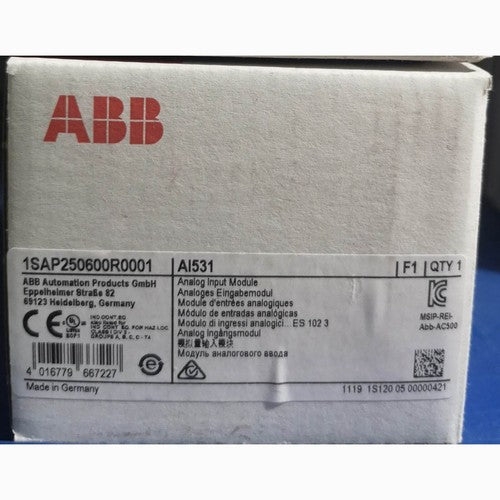 one  abb 1SAP250600R0001 Analog input module Fast Shipping