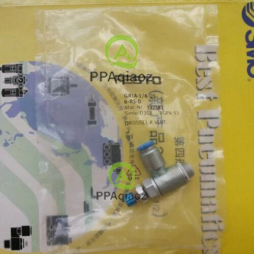 1PC  FESTO GRLA-1/8-QS-6-RS-D 197581 GRLA18QS6RSD Free Shipping