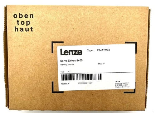 1 PC E94AYM34/S  LENZE Memory Module E94AYM34