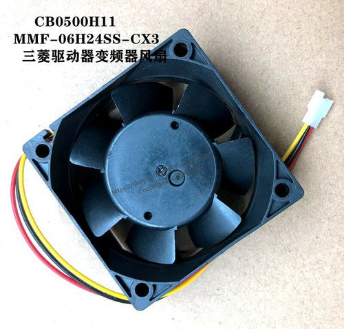 MMF-06H24SS-CX3 Mitsubishi drive inverter fan CB0500H11 6025 24V 0.09A