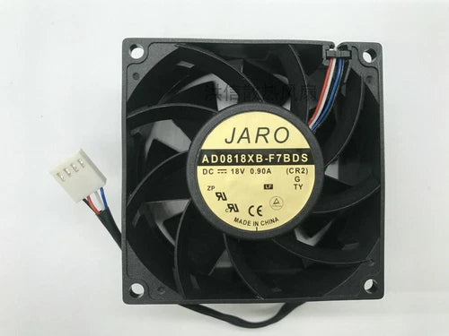 1 PCS   Fan 8CM 4 PIn cooling fan  AD0818XB-F7BDS DC18V 0.90A 8038
