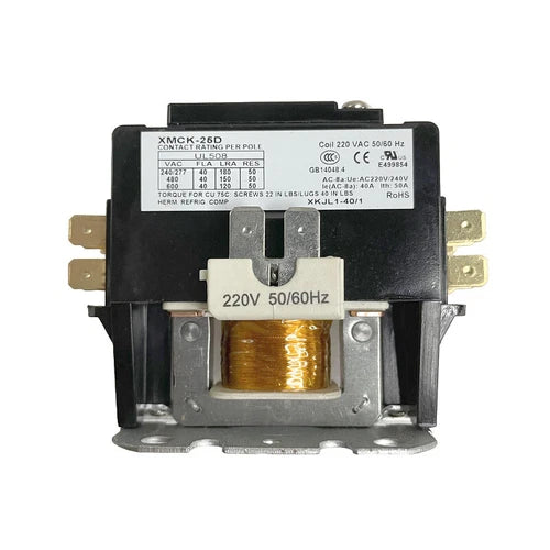 1PC Replacement  Single Phase Bus Bar AC Contactor XMCK-30D XMCK-25D 220V