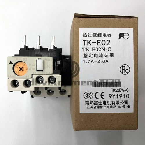 1PCS  Thermal overload relay   TK-E02 1.7-2.6A