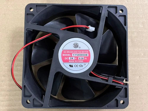 1PC  12CM inverter cabinet cooling fan  Y-Y12038H24B 24V 0.35A 12038