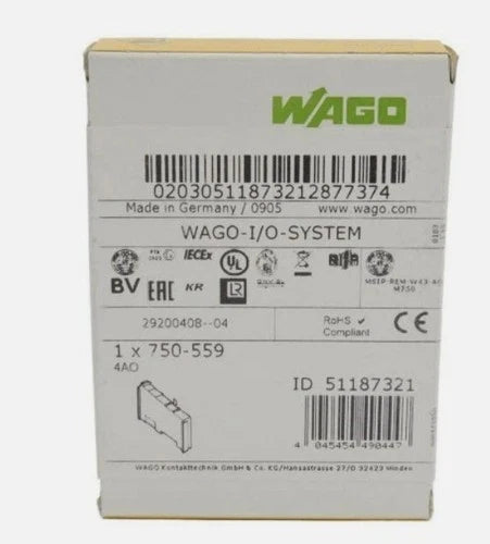 750-559  WAGO 750559 Analog Input PLC Module 750 559