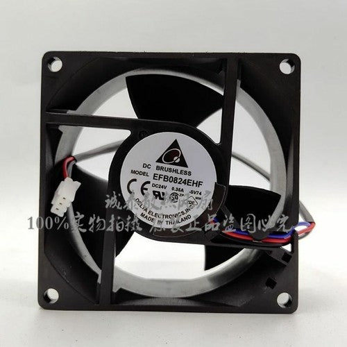 1 PCS DELTA Fan EFB0824EHF 24V 0.35A 8032 80*32MM 3 Pin inverter cooling fan