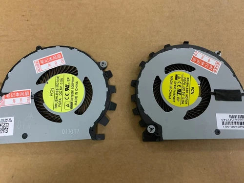 1PAIR for CPU + GPU Cooling fan 2Fans 840960-001  ZBook Studio G3 series Laptop