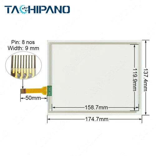 1PC  Touch Screen for   AGP3400-T1-D24-M Panel Glass AGP3400-T1-D24