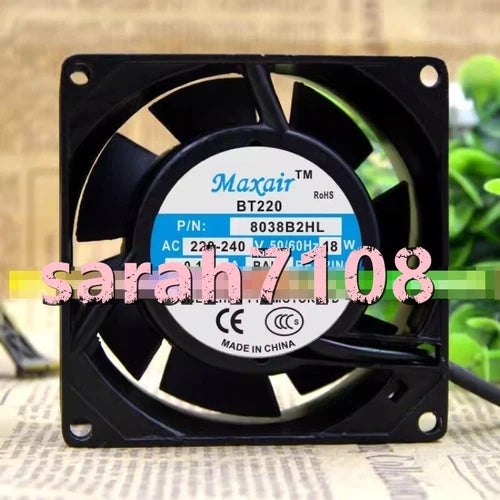 1PC   Cooling fan 8038B2HL  BT220 220V 0.11A 18W 8038