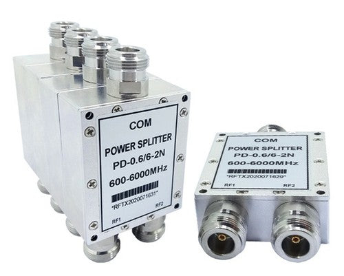 1/2 N Type RF Splitter 0.6-6G Combiner 2.4 5.8G Full Band Power Splitter