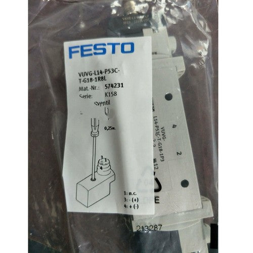 1PCS   Festo VUVG-L14-P53C-T-G18-1R8L 574231 Solenoid Valve Freight Free